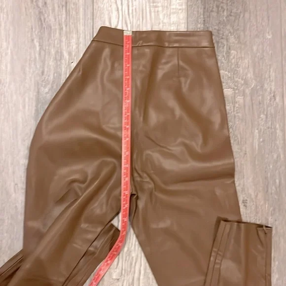 Zara pleather skinny pants. Good condition ankle zippers Small - Picture 6 of 7